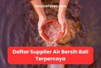 Daftar Supplier Air Bersih Bali