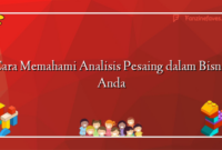 Cara Memahami Analisis Pesaing dalam Bisnis Anda