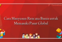 Cara Menyusun Rencana Bisnis untuk Memasuki Pasar Global