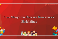 Cara Menyusun Rencana Bisnis untuk Skalabilitas