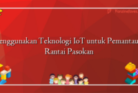 Menggunakan Teknologi IoT untuk Pemantauan Rantai Pasokan