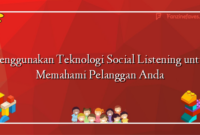 Menggunakan Teknologi Social Listening untuk Memahami Pelanggan Anda