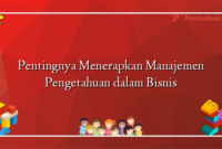 Pentingnya Menerapkan Manajemen Pengetahuan dalam Bisnis