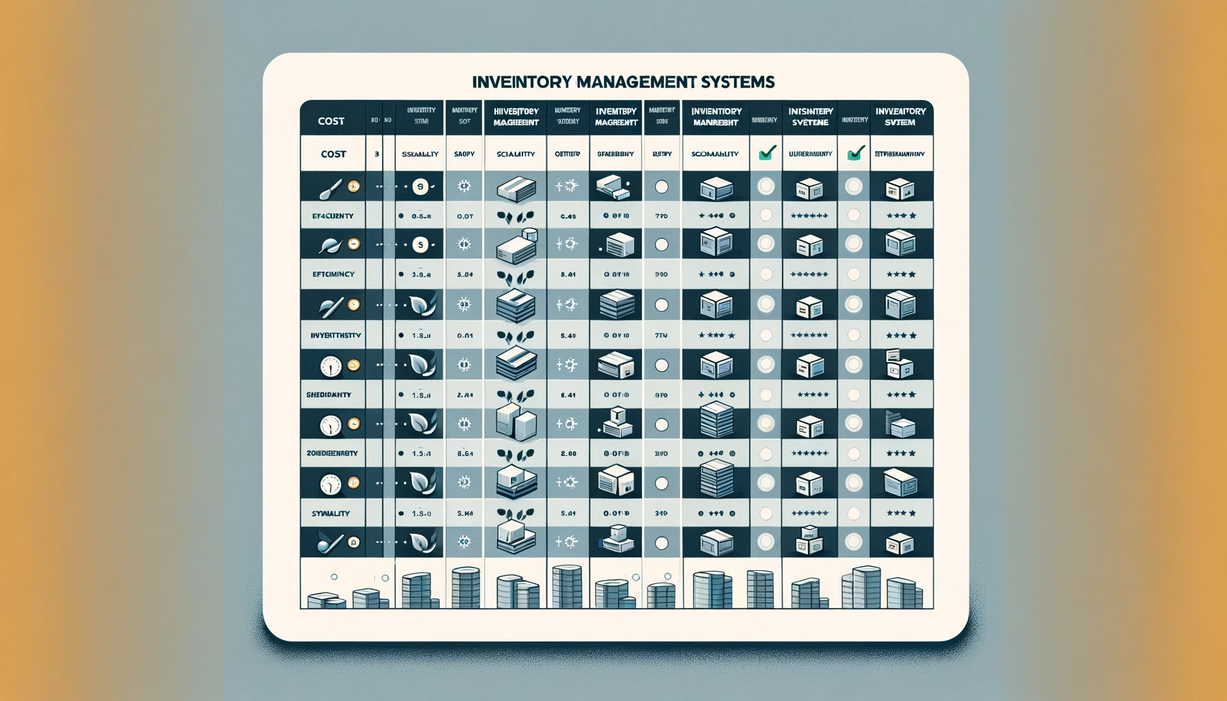 tabel informasi sistem manajemen persediaan