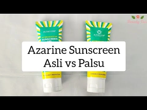 Identifikasi Kemasan Sunscreen Azarine Asli